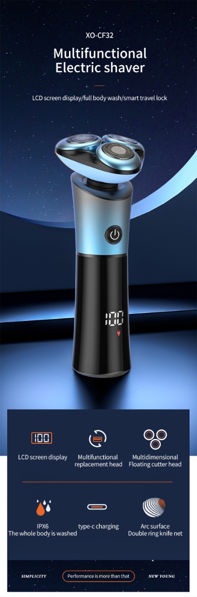 XO CF32 Πολυλειτουργική Ξυριστική Μηχανή σετ XO CF32 Πολυλειτουργική Ξυριστική Μηχανή σετ - Image 6