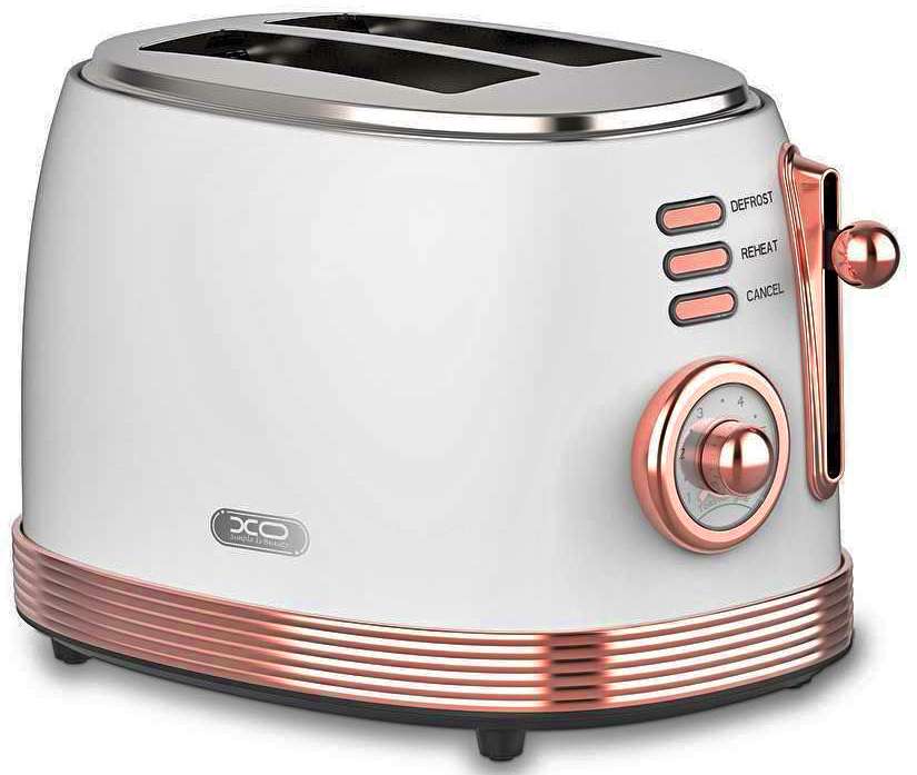 XO CF7 Φρυγανιέρα 2 Θέσεων Λευκό XO CF7 Φρυγανιέρα 2 Θέσεων Λευκό