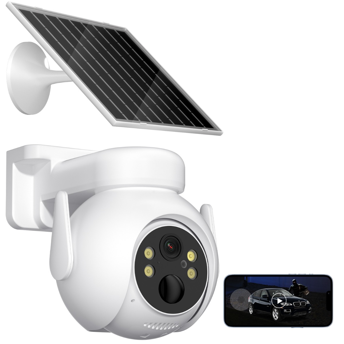XO CR10 Εξωτερική Ηλιακή Έγχρωμη Κάμερα 300W WiFi XO CR10 Εξωτερική Ηλιακή Έγχρωμη Κάμερα 300W WiFi - Image 3