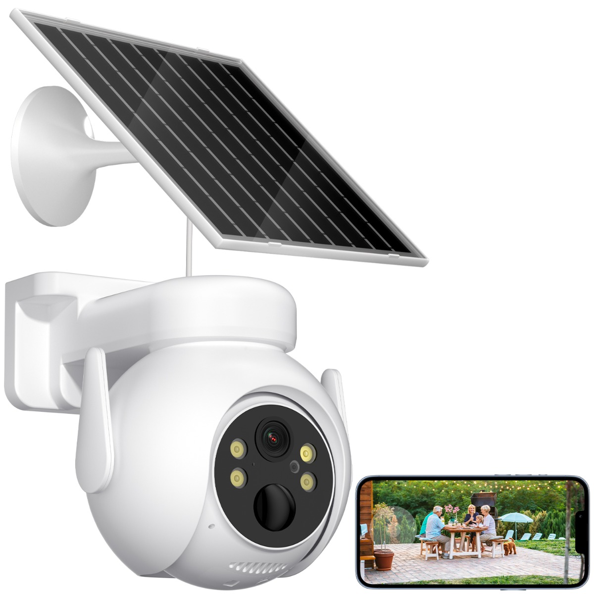XO CR10 Εξωτερική Ηλιακή Έγχρωμη Κάμερα 300W WiFi XO CR10 Εξωτερική Ηλιακή Έγχρωμη Κάμερα 300W WiFi - Image 4