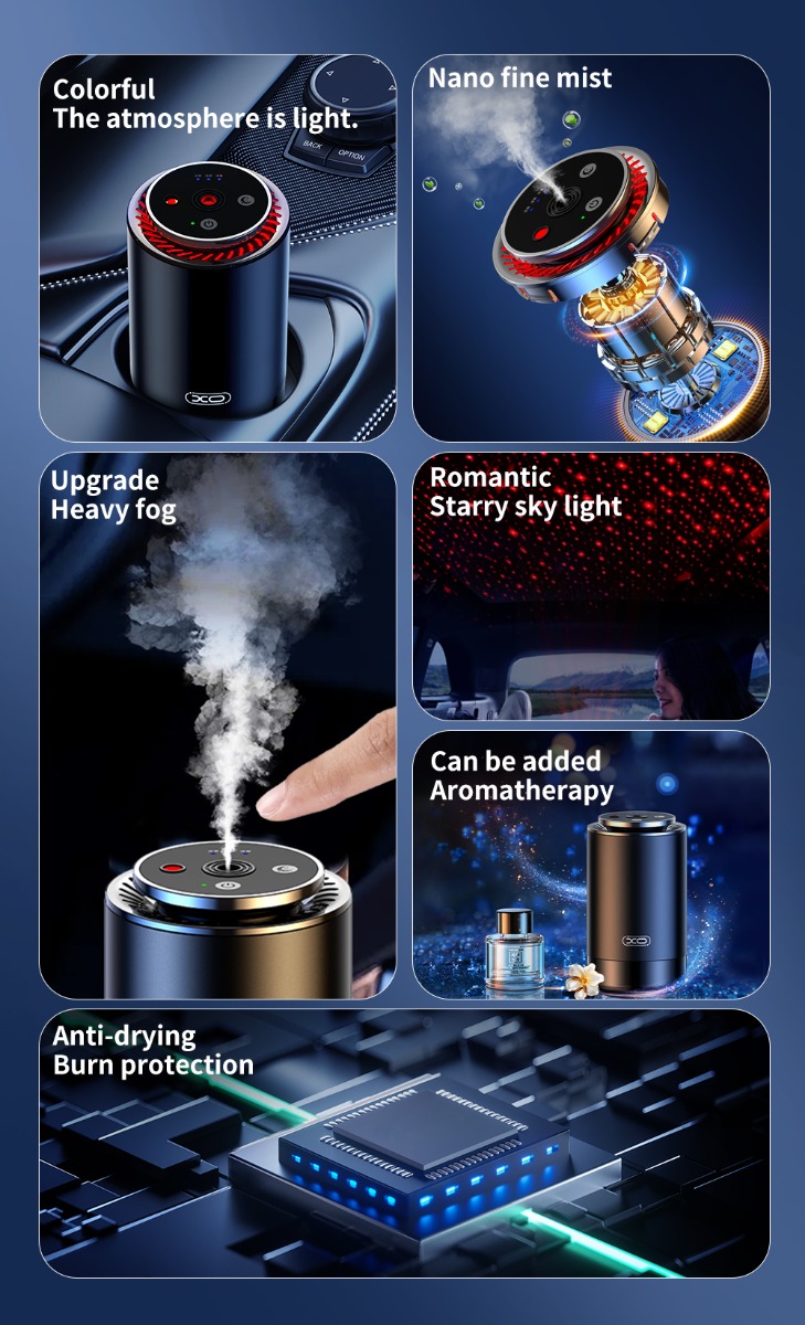 XO CZ022 Αρωματικός Υγραντήρας Αυτοκινήτου XO CZ022 Αρωματικός Υγραντήρας Αυτοκινήτου - Image 3