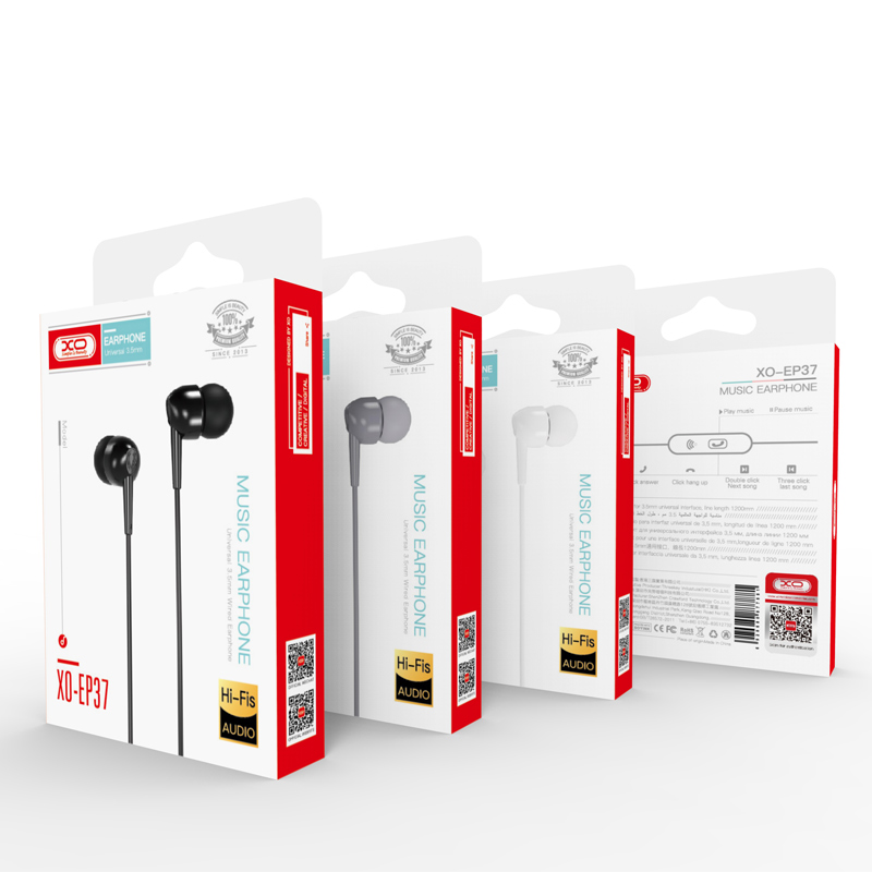 XO EP37 In-ear Handsfree 1.15μ Άσπρο XO EP37 In-ear Handsfree 1.15μ Άσπρο - Image 4
