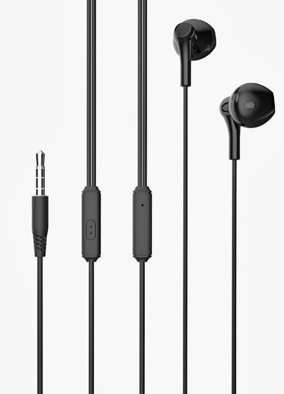 XO EP39 Half In-ear Handsfree 1.15μ Μαύρο XO EP39 Half In-ear Handsfree 1.15μ Μαύρο - Image 4