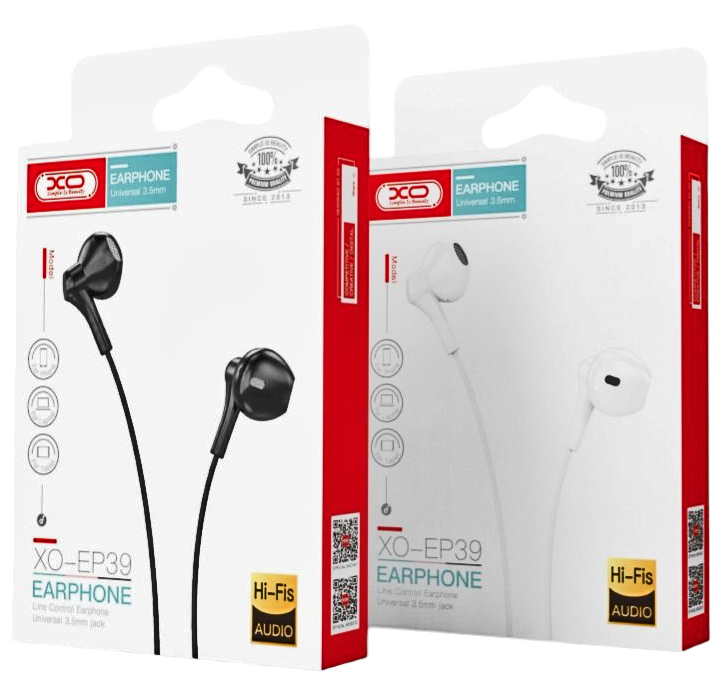 XO EP39 Half In-ear Handsfree 1.15μ Μαύρο XO EP39 Half In-ear Handsfree 1.15μ Μαύρο - Image 5