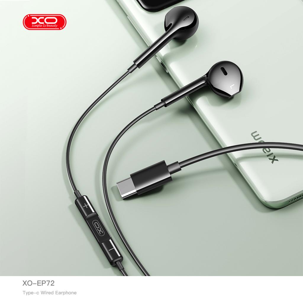 XO EP72 2ης Γενιάς Type-C Handsfree Μαύρο με Ψηφιακή Αποκωδικοποίηση XO EP72 2ης Γενιάς Type-C Handsfree Μαύρο με Ψηφιακή Αποκωδικοποίηση - Image 3