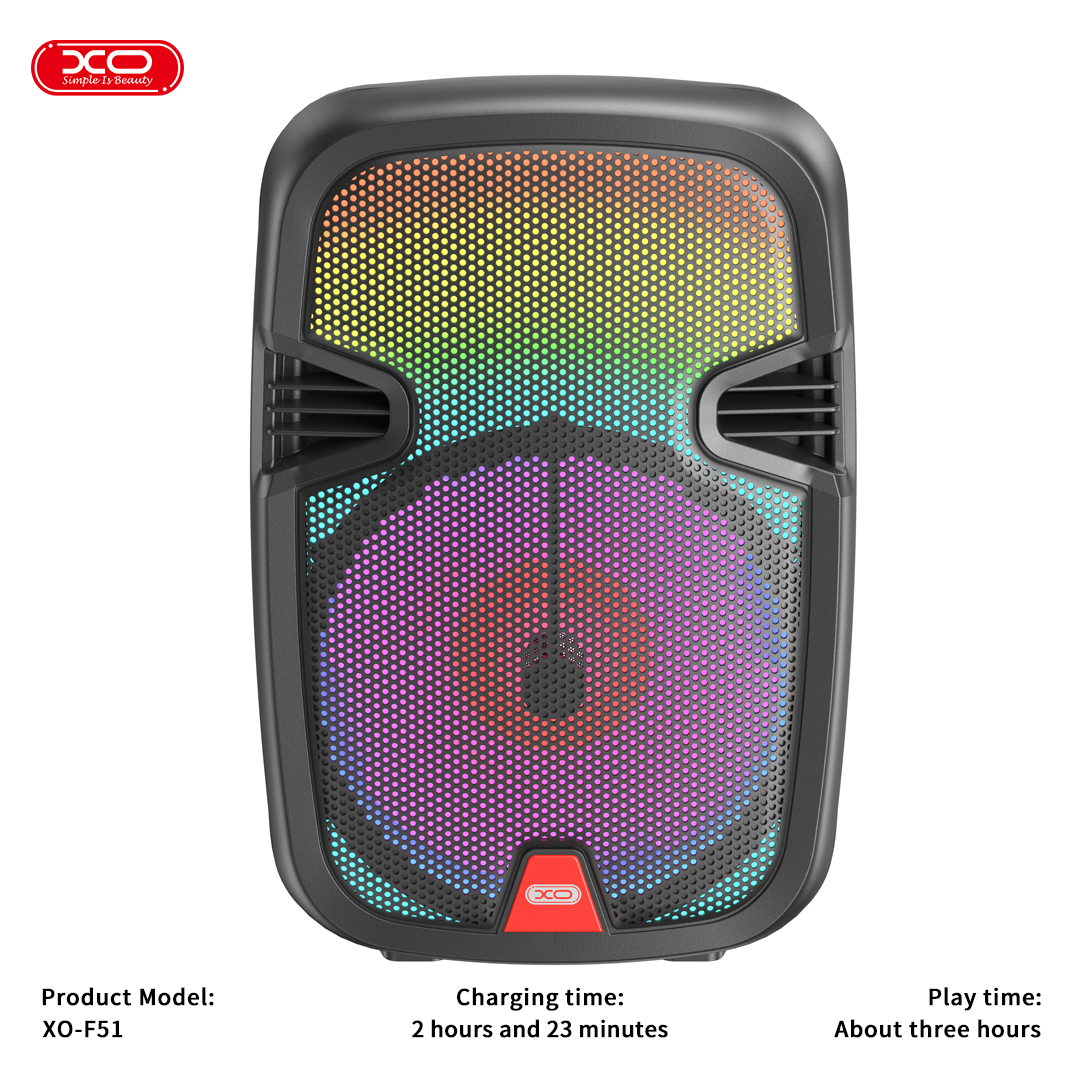 XO F51 Colored Jade Εξωτερικό Ηχείο RGB Bluetooth 10W XO F51 Colored Jade Εξωτερικό Ηχείο RGB Bluetooth 10W - Image 2