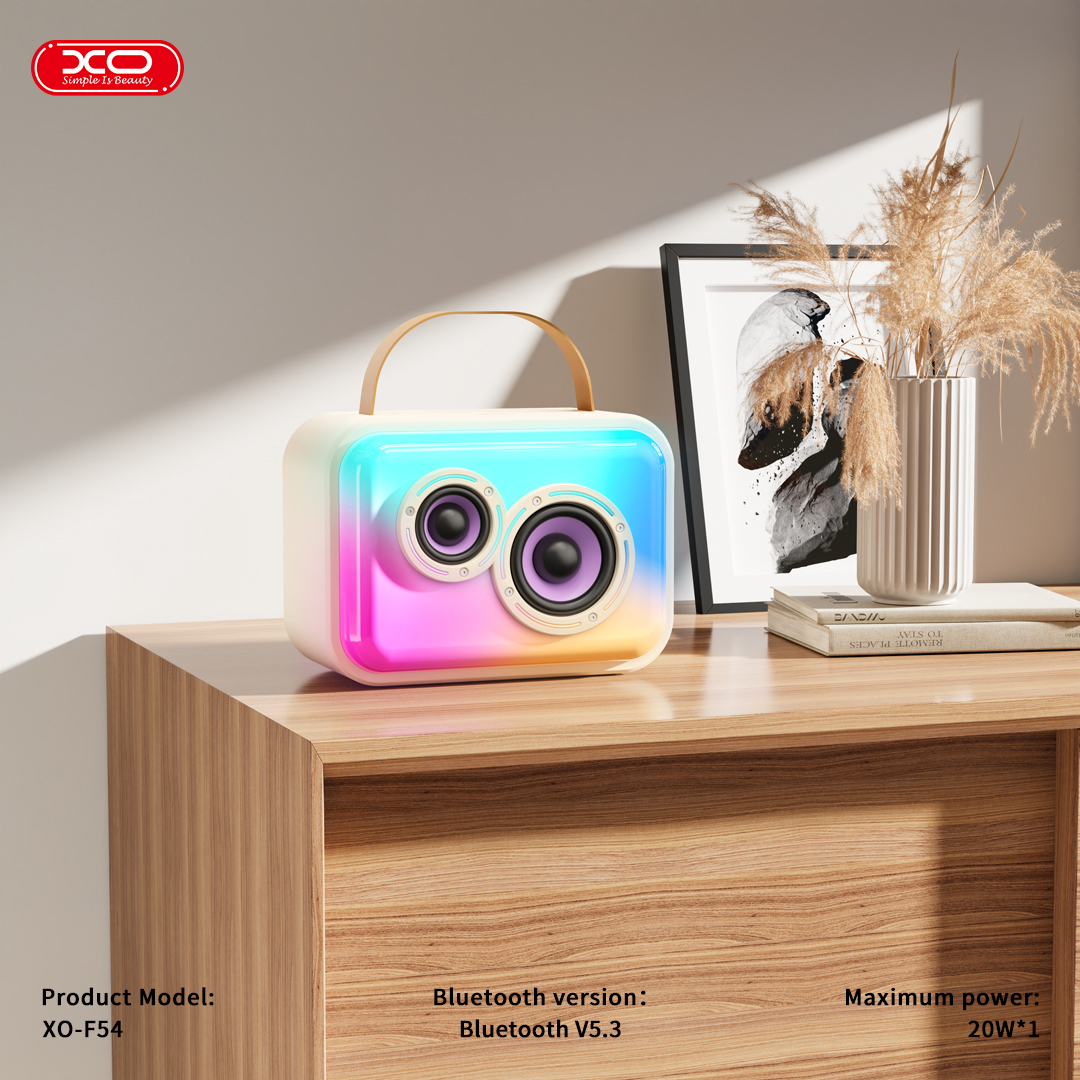 XO F54 Ηχείο Glossy Cool Light K-Song 20W XO F54 Ηχείο Glossy Cool Light K-Song 20W - Image 3