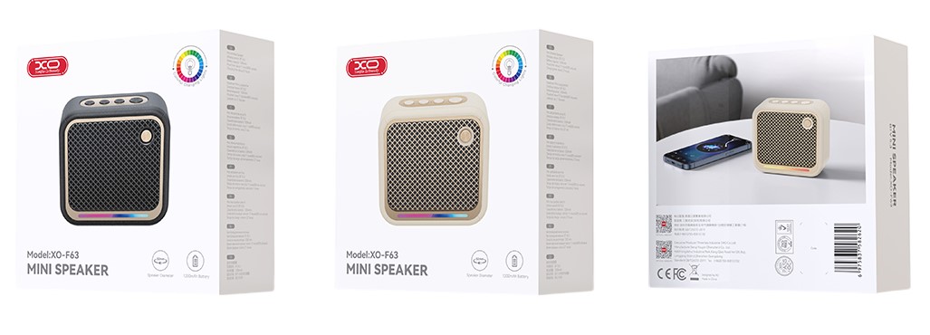 XO F63 Joy Φορητό Bluetooth Ηχείο FM-Radio 5W Μπεζ XO F63 Joy Φορητό Bluetooth Ηχείο FM-Radio 5W Μπεζ - Image 4