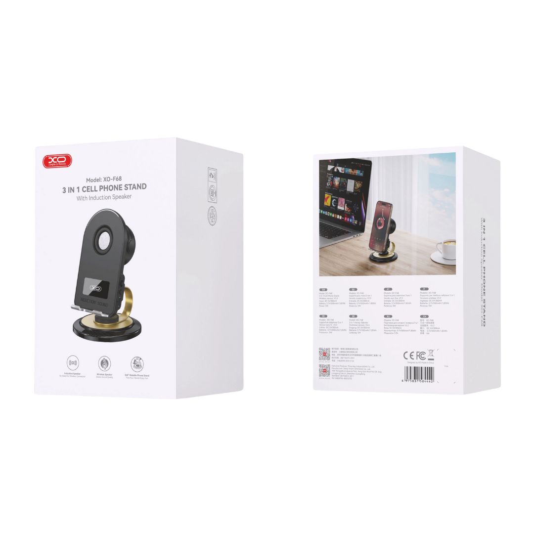 XO F68 Βάση Κινητού με Ηχείο Bluetooth XO F68 Βάση Κινητού με Ηχείο Bluetooth - Image 2