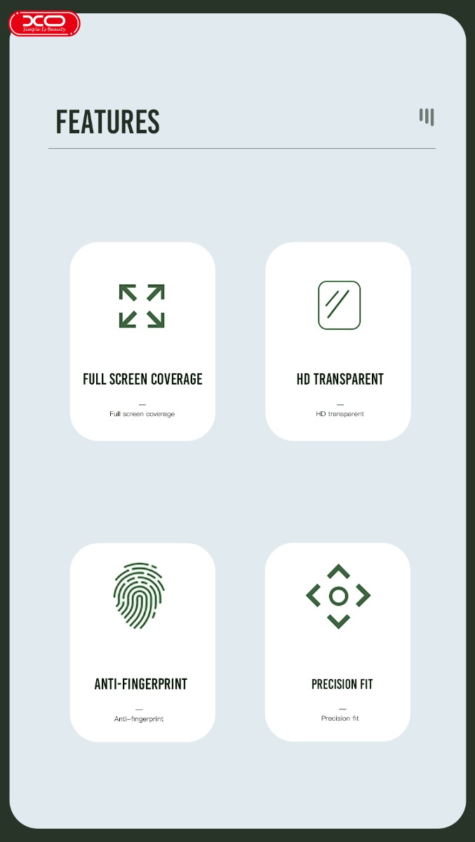 XO-FP1 Ματ Τζαμάκι Ρολογιού soft glass film 44mm XO-FP1 Ματ Τζαμάκι Ρολογιού soft glass film 44mm - Image 5