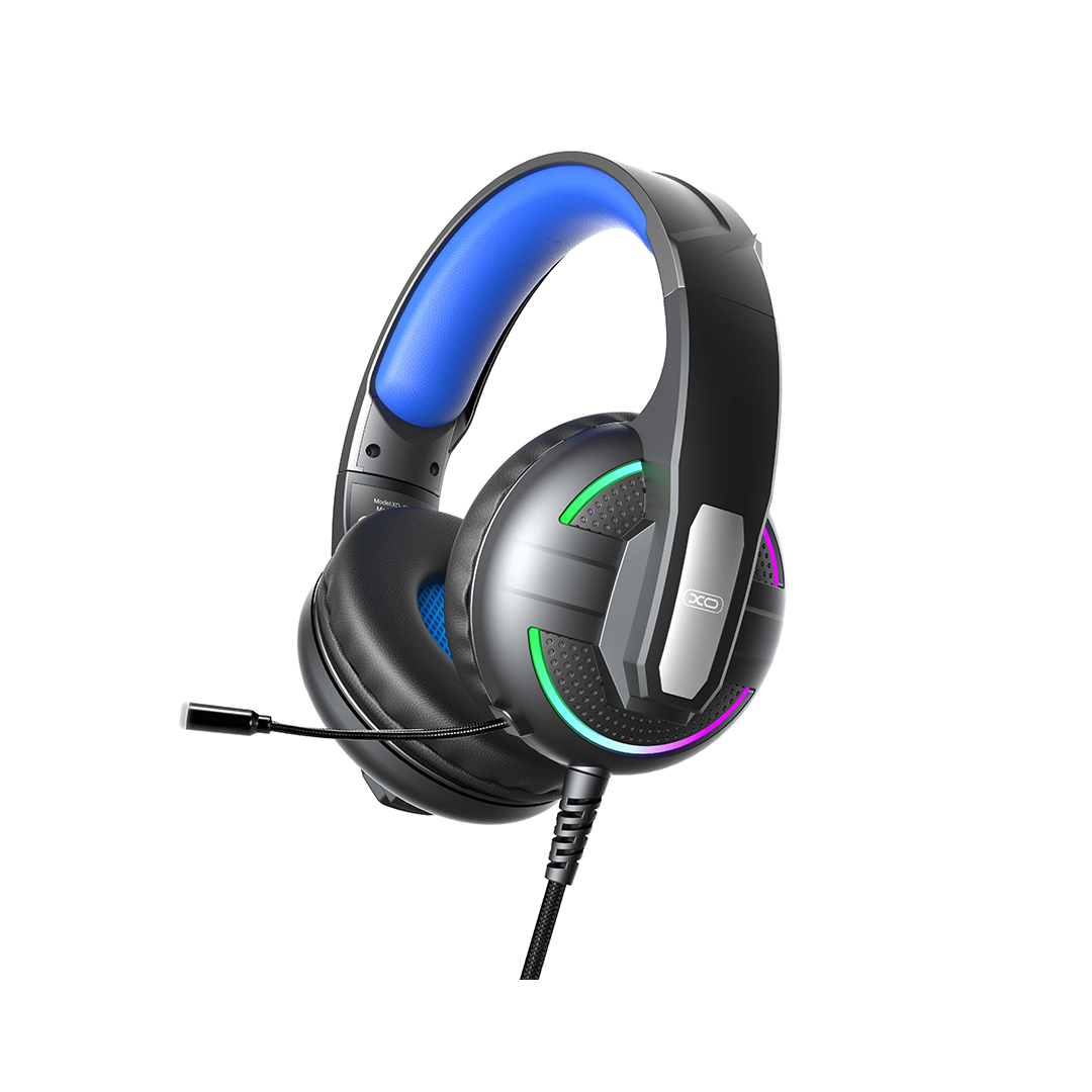 XO GE-09 Static RGB Mic Game Ακουστικά USB+3.5 (με καλώδιο προσαρμογέα) XO GE-09 Static RGB Mic Game Ακουστικά USB+3.5 (με καλώδιο προσαρμογέα) - Image 2
