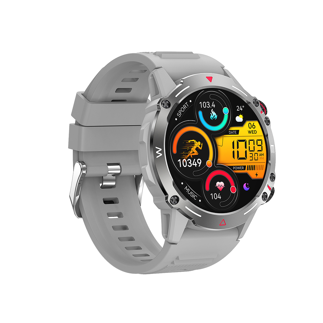 XO J7 Amoled Star Round Smart Sports Call Watch (Γκρι) XO J7 Amoled Star Round Smart Sports Call Watch (Γκρι) - Image 3