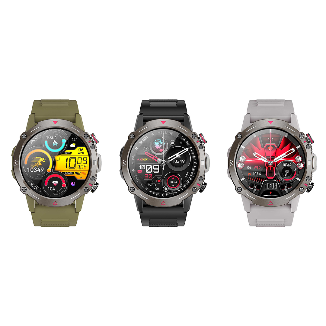XO J7 Amoled Star Round Smart Sports Call Watch (Γκρι) XO J7 Amoled Star Round Smart Sports Call Watch (Γκρι) - Image 5