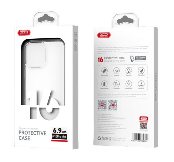 XO K01 iP16 6.1" Λεπτή Διαφανής Θήκη XO K01 iP16 6.1" Λεπτή Διαφανής Θήκη - Image 2