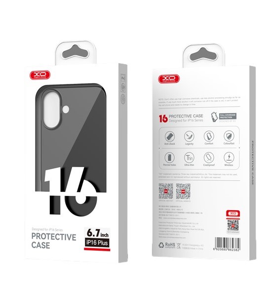 XO K02 iP 16 plus/15 plus 6.7" Frosted TPU Θήκη XO K02 iP 16 plus/15 plus 6.7" Frosted TPU Θήκη - Image 2