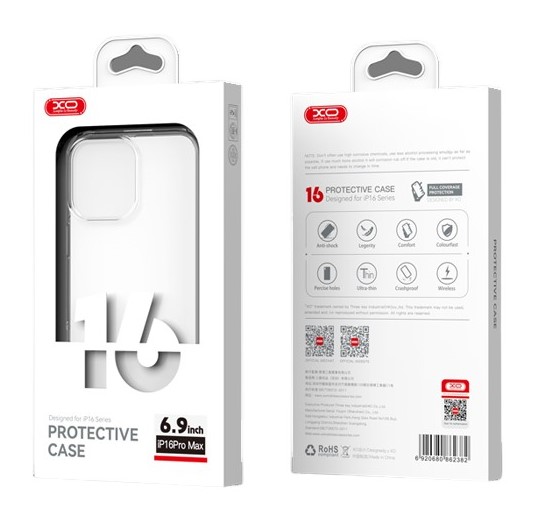 XO K04 iP 16 Pro 6.3" TPU+Acrylic Θήκη XO K04 iP 16 Pro 6.3" TPU+Acrylic Θήκη - Image 3