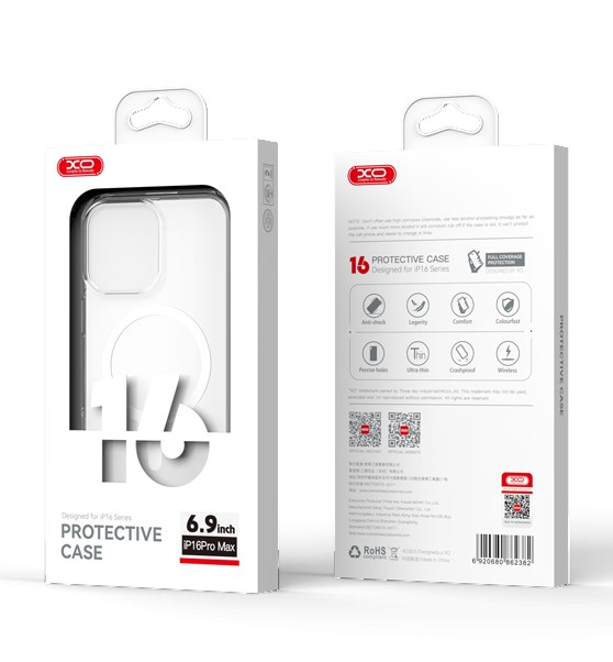 XO K13B iP 16 Pro Max 6,9" TPU + Ακρυλική Θήκη με Ενσωματωμένο Μαγνήτη XO K13B iP 16 Pro Max 6,9" TPU + Ακρυλική Θήκη με Ενσωματωμένο Μαγνήτη - Image 3