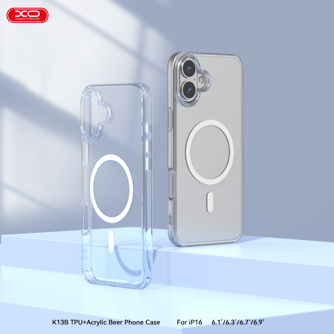 XO K13B iP16 6,1" TPU+Ακρυλική Θήκη με Ενσωματωμένο Μαγνήτη XO K13B iP16 6,1" TPU+Ακρυλική Θήκη με Ενσωματωμένο Μαγνήτη - Image 3