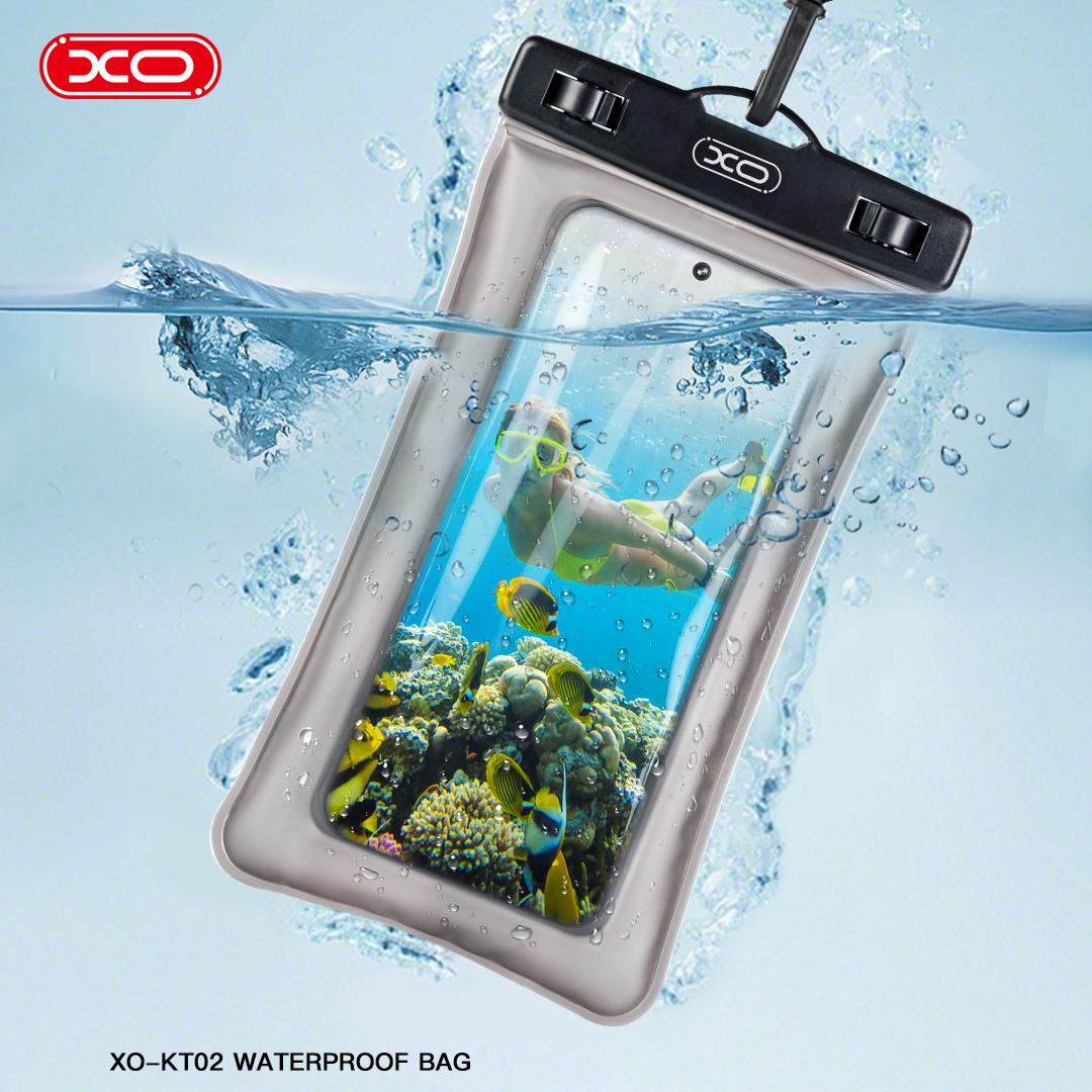 XO KT02 PVC Αδιάβροχη Φουσκωτή Θήκη Τηλεφώνου με Κλιπ XO KT02 PVC Αδιάβροχη Φουσκωτή Θήκη Τηλεφώνου με Κλιπ - Image 3