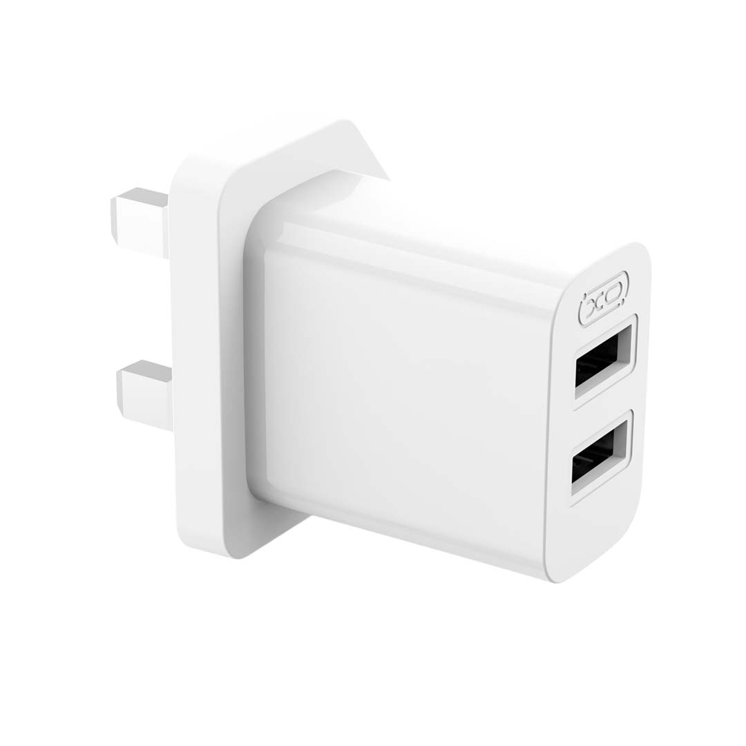 XO L109 (UK) Dual USB-A 2.4A Charger XO L109 (UK) Dual USB-A 2.4A Charger