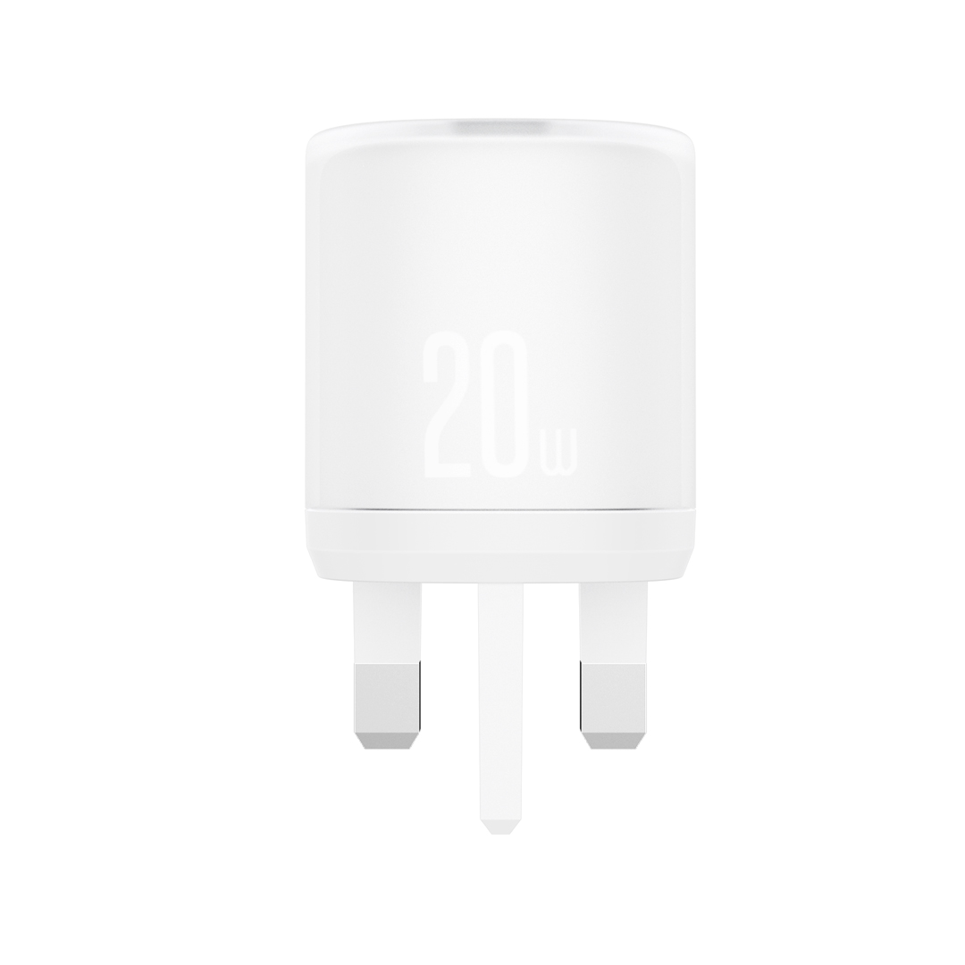 XO L144(UK) PD20W 1USB-A+1USB-C Γρήγορος Φορτιστής Λευκό XO L144(UK) PD20W 1USB-A+1USB-C Γρήγορος Φορτιστής Λευκό