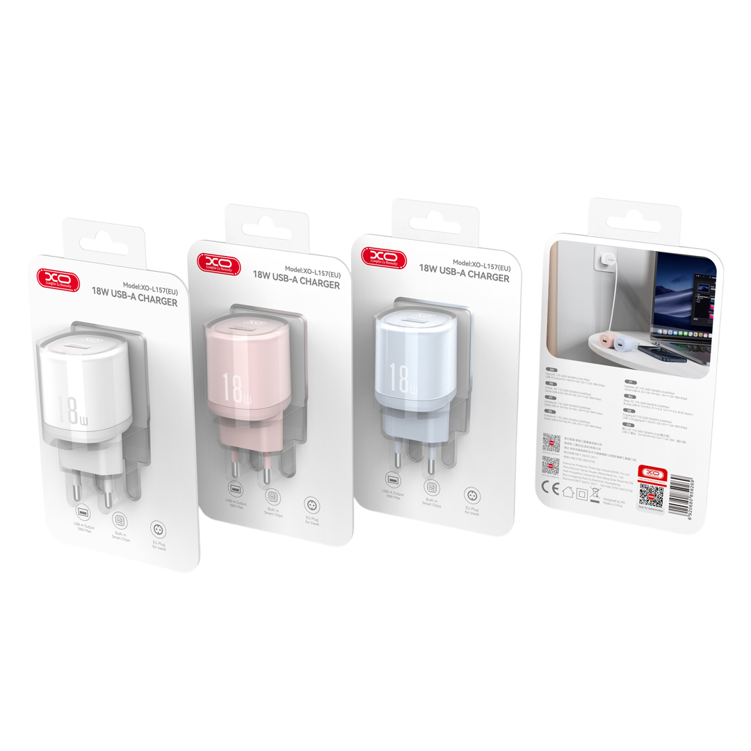 XO L157(EU) QC3.0 18W Φορτιστής Μπλε XO L157(EU) QC3.0 18W Φορτιστής Μπλε - Image 2