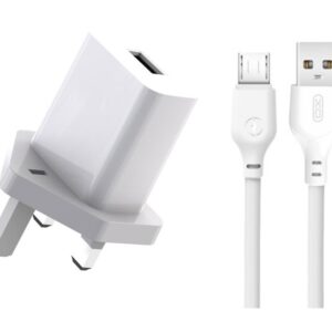 XO L99 (UK) Φορτιστής με Καλώδιο Micro 2.4A