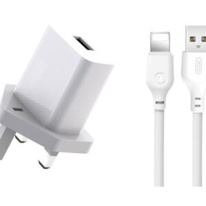 XO L99 Φορτιστής UK με Καλώδιο Lightning 2.4A
