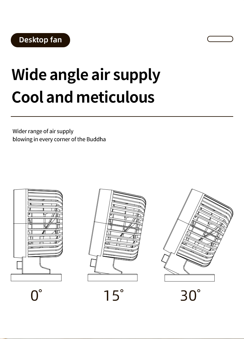 XO MF82 Επιτραπέζιος Ανεμιστήρας USB Διπλής Λεπίδας XO MF82 Επιτραπέζιος Ανεμιστήρας USB Διπλής Λεπίδας - Image 4