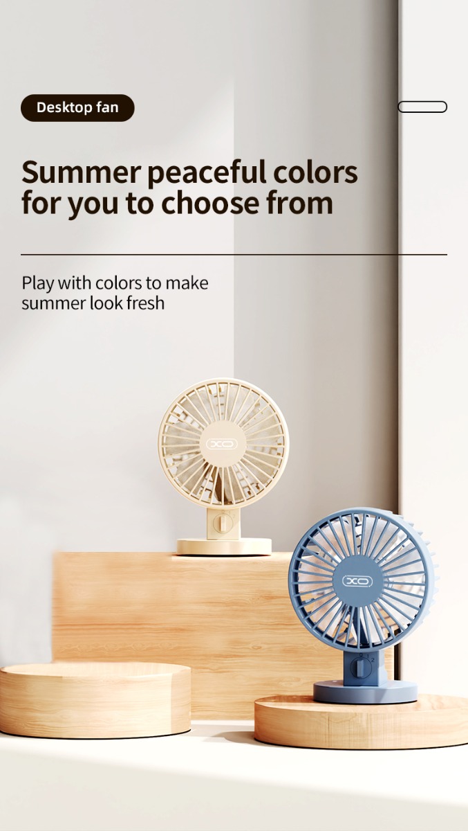 XO MF82 Επιτραπέζιος Ανεμιστήρας USB Διπλής Λεπίδας XO MF82 Επιτραπέζιος Ανεμιστήρας USB Διπλής Λεπίδας - Image 6