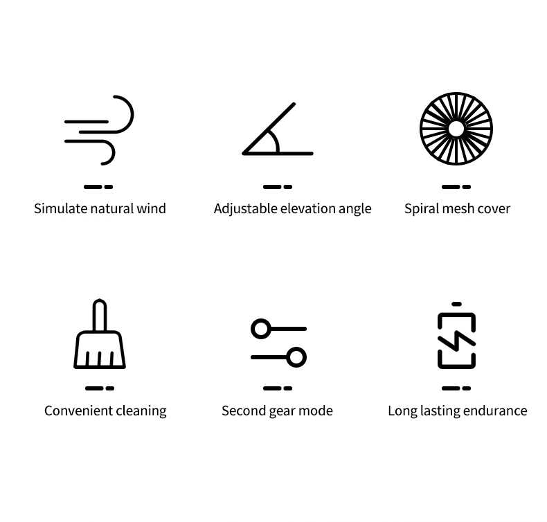 XO MF82 Επιτραπέζιος Ανεμιστήρας USB Διπλής Λεπίδας XO MF82 Επιτραπέζιος Ανεμιστήρας USB Διπλής Λεπίδας - Image 7