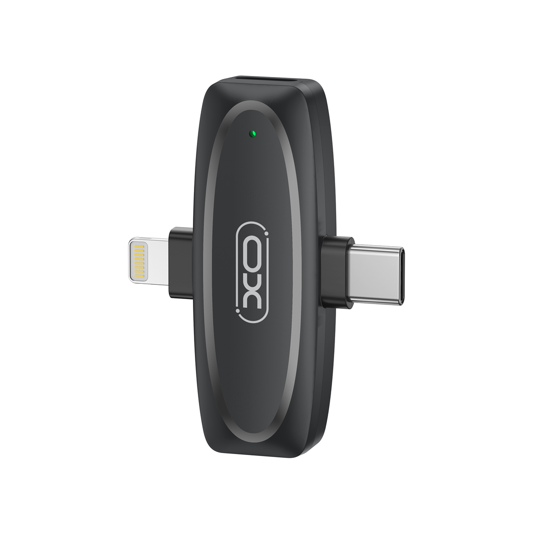 XO MKF10 Type-C+Lightning 2-σε-1 Ασύρματο Μικρόφωνο XO MKF10 Type-C+Lightning 2-σε-1 Ασύρματο Μικρόφωνο - Image 2