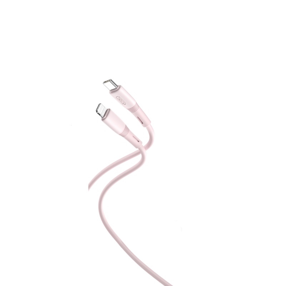 XO NB-Q226A Καλώδιο Φόρτισης - Data 27W Type-C σε Lightning 1m Ροζ XO NB-Q226A Καλώδιο Φόρτισης - Data 27W Type-C σε Lightning 1m Ροζ - Image 2