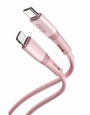 XO NB-Q226A Καλώδιο Φόρτισης - Data 27W Type-C σε Lightning 1m Ροζ XO NB-Q226A Καλώδιο Φόρτισης - Data 27W Type-C σε Lightning 1m Ροζ