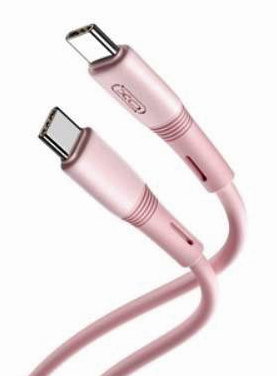 XO NB-Q226B Καλώδιο Φόρτισης - Data 60W Type-C σε Type-C 1m Ροζ XO NB-Q226B Καλώδιο Φόρτισης - Data 60W Type-C σε Type-C 1m Ροζ