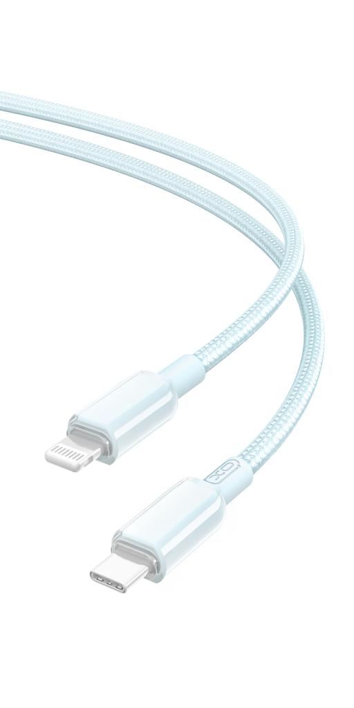 XO NB-Q250A Καλώδιο Φόρτισης + Data PD 27W Type-C σε Lightning PVC 1m Μπλέ XO NB-Q250A Καλώδιο Φόρτισης + Data PD 27W Type-C σε Lightning PVC 1m Μπλέ - Image 3