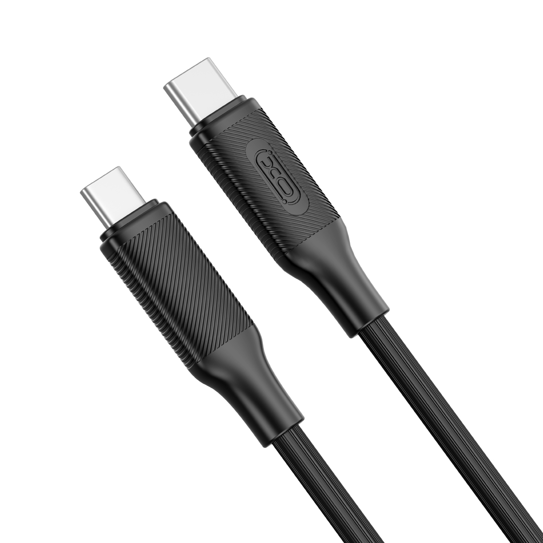 XO NB-Q265B PD 60W Type-C σε Type-C Μινιμαλιστικό Καλώδιο (Μαύρο) XO NB-Q265B PD 60W Type-C σε Type-C Μινιμαλιστικό Καλώδιο (Μαύρο) - Image 2