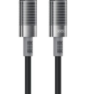 XO NB-Q282B Καλώδιο Σιλικόνης Type-c σε Type-c 60W Μαύρο