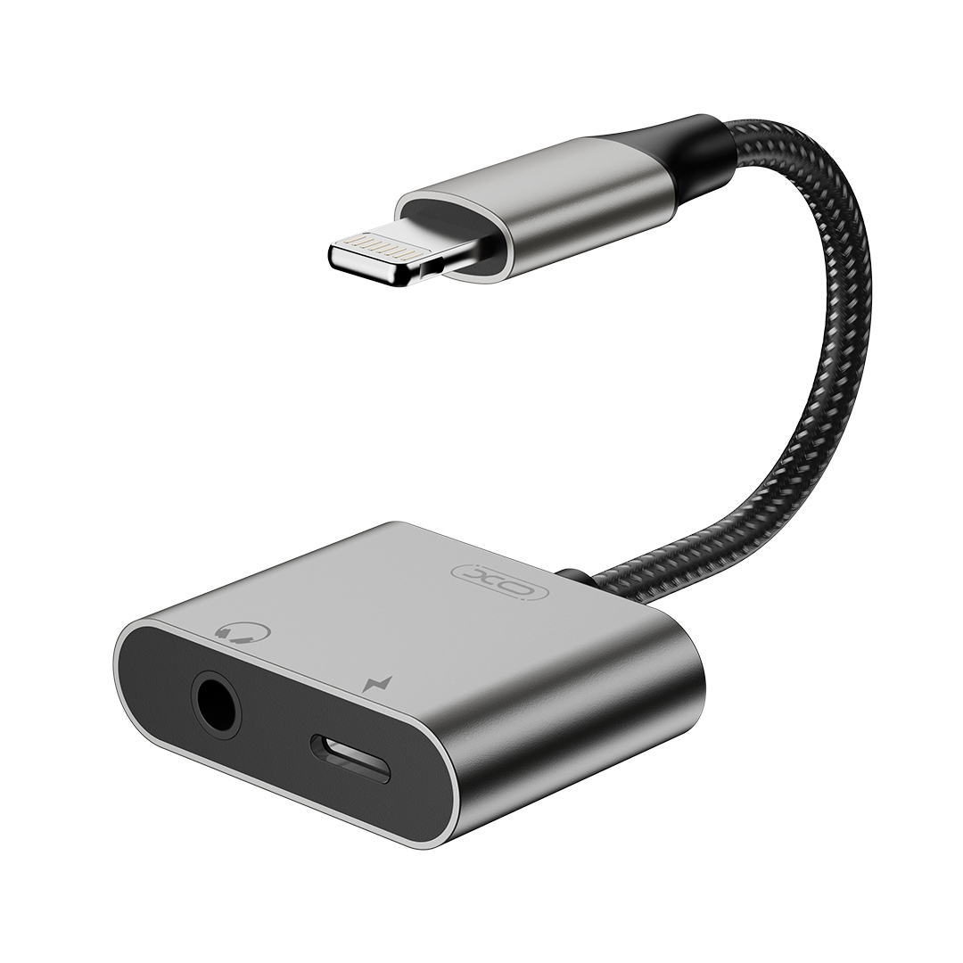 XO NB-R258B Αντάπτορας Lightning σε Lightning & 3.5mm XO NB-R258B Αντάπτορας Lightning σε Lightning & 3.5mm - Image 2