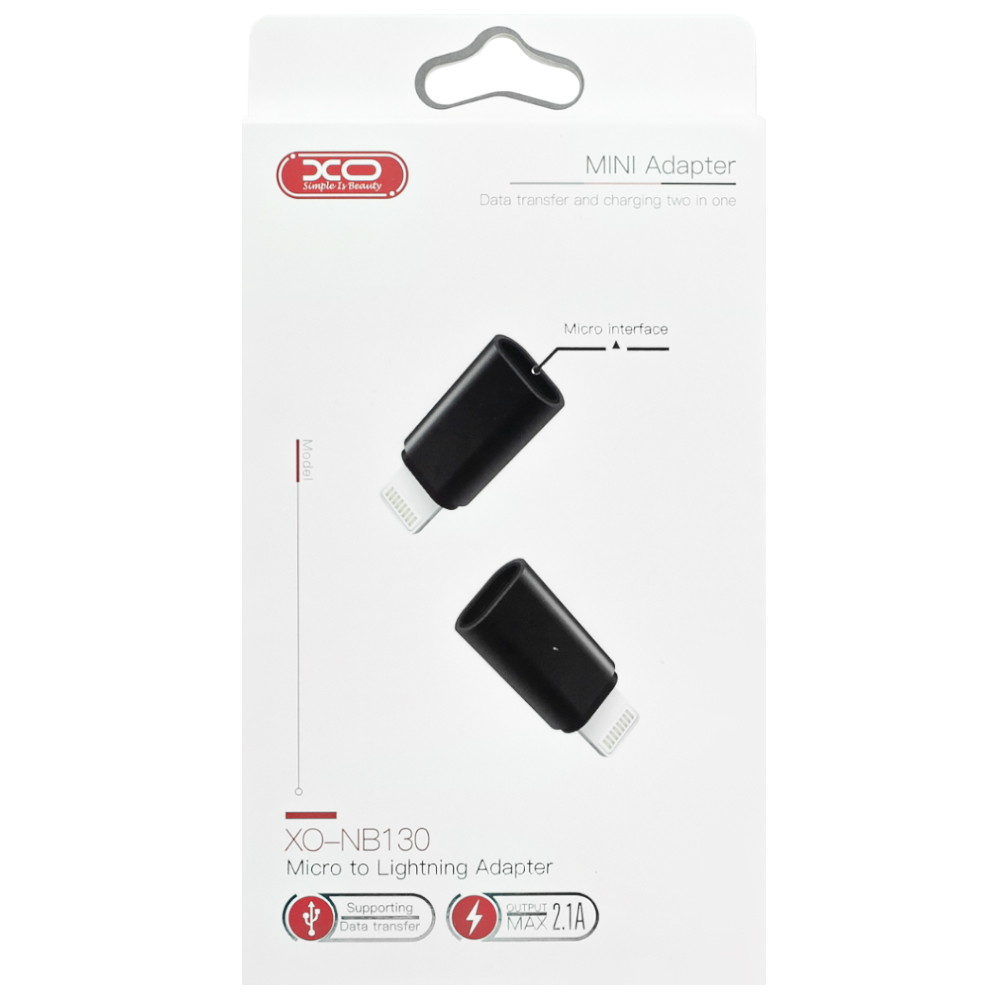 XO NB130 USB Αντάπτορας Micro σε Lightning XO NB130 USB Αντάπτορας Micro σε Lightning - Image 4