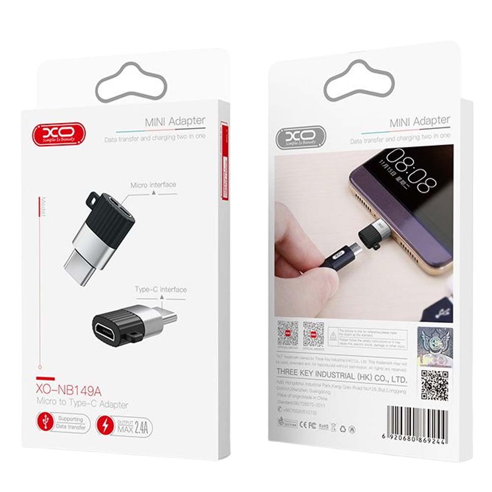 XO NB149-A Αντάπτορας Micro σε Type-C XO NB149-A Αντάπτορας Micro σε Type-C - Image 2