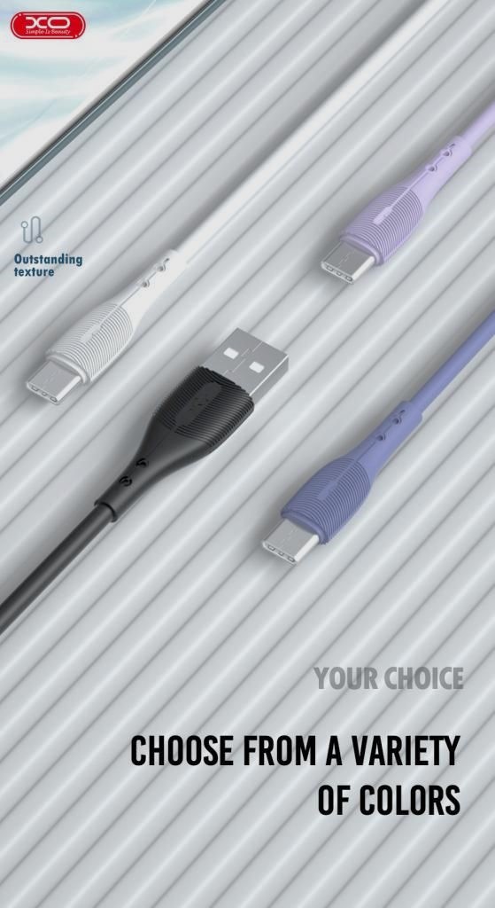 XO NB159 2.0A USB Καλώδιο Φόρτισης + Data για Lightning 1.2m Μωβ XO NB159 2.0A USB Καλώδιο Φόρτισης + Data για Lightning 1.2m Μωβ - Image 3