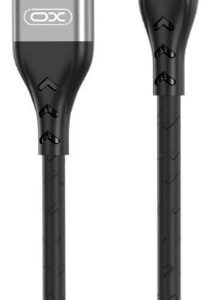XO NB188 2.4A Διπλής Φοράς Φόρτιση USB Lightning 1m Γκρί