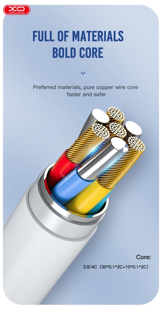 XO NB212 2.1A USB Καλώδιο Φόρτισης για Micro Μαύρο XO NB212 2.1A USB Καλώδιο Φόρτισης για Micro Μαύρο - Image 5