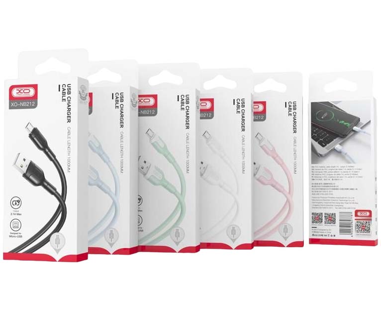 XO NB212 2.1A USB Καλώδιο Φόρτισης για Micro Μαύρο XO NB212 2.1A USB Καλώδιο Φόρτισης για Micro Μαύρο - Image 8