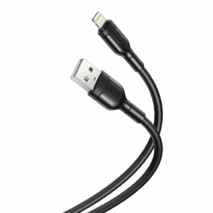 XO NB212 2.1A USB Καλώδιο για Lightning 1m Μαύρο