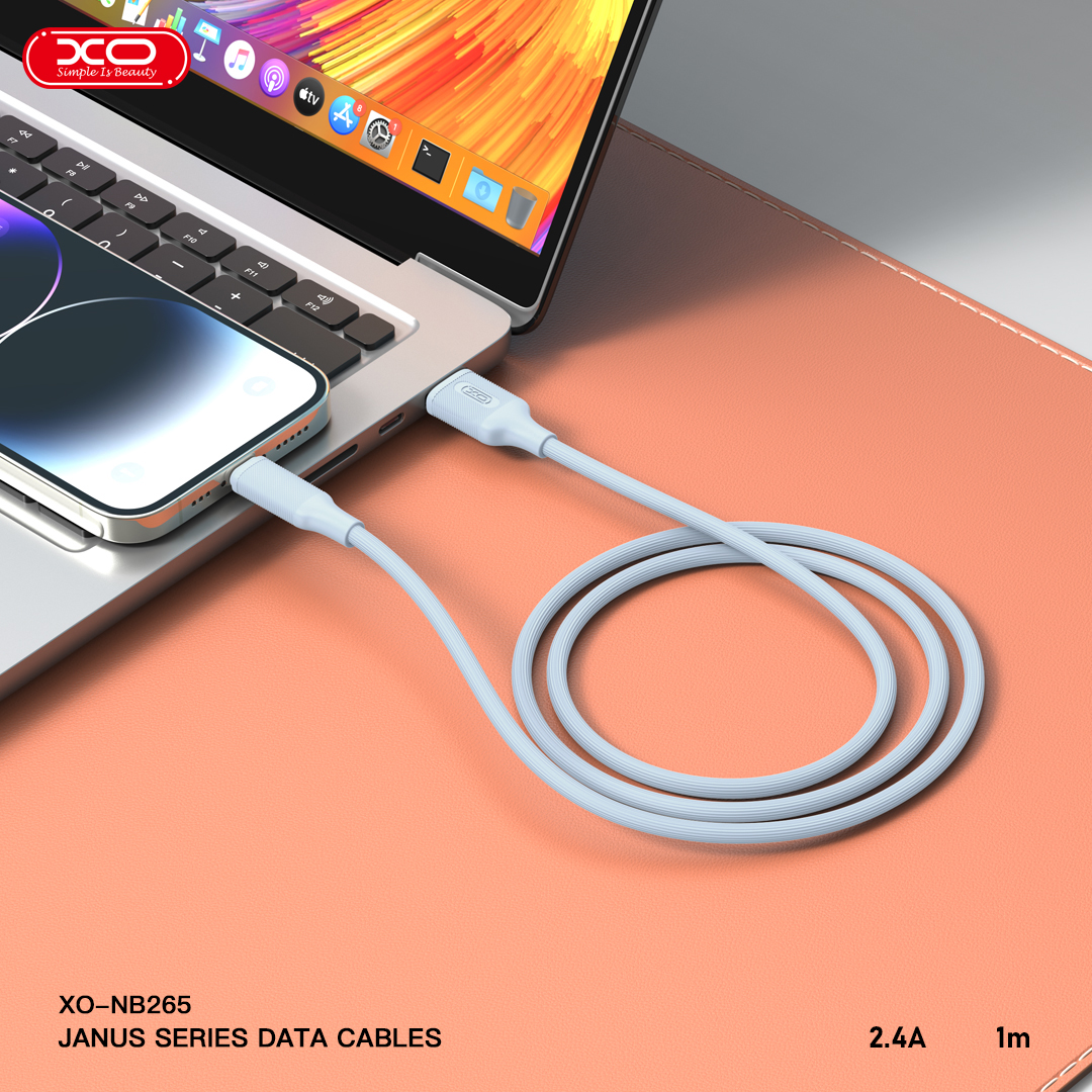 XO NB265 Μινιμαλιστικό Καλώδιο Micro Μπλε XO NB265 Μινιμαλιστικό Καλώδιο Micro Μπλε - Image 2