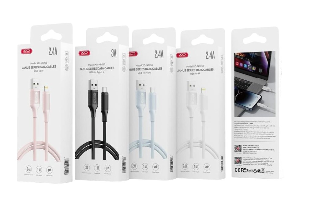 XO NB265 Μινιμαλιστικό Καλώδιο Type-C Μπλε XO NB265 Μινιμαλιστικό Καλώδιο Type-C Μπλε - Image 4