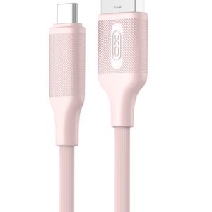 XO NB265 Μινιμαλιστικό Καλώδιο Type-C Ροζ
