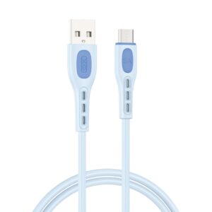 XO NB280 Καλώδιο Δεδομένων Micro 1M 3A Μπλε